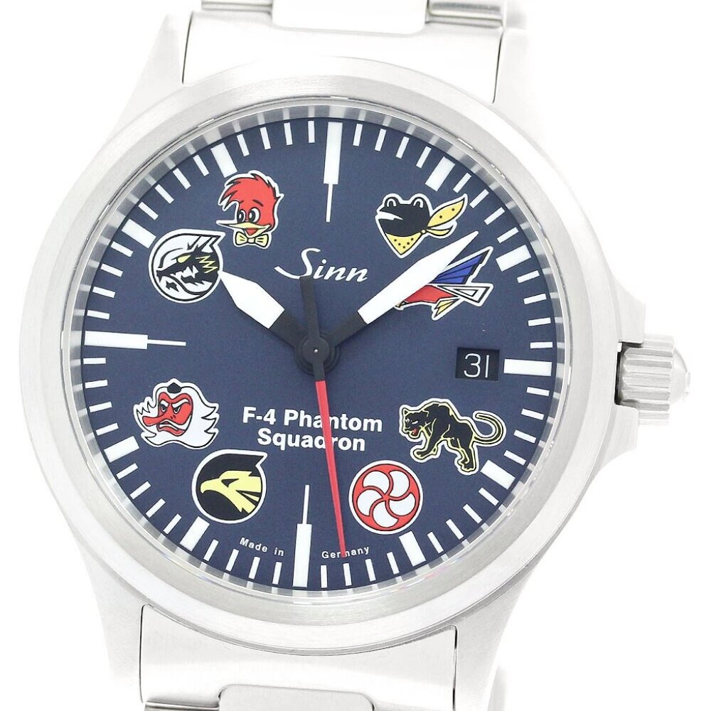 Sinn F-4 Phantom 556.F-4.Ⅱ Japan limited Navy Dial Automatic Men's Watch - Picture 10 of 12